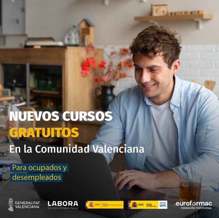 Cursos por sectores en la Comunidad Valenciana